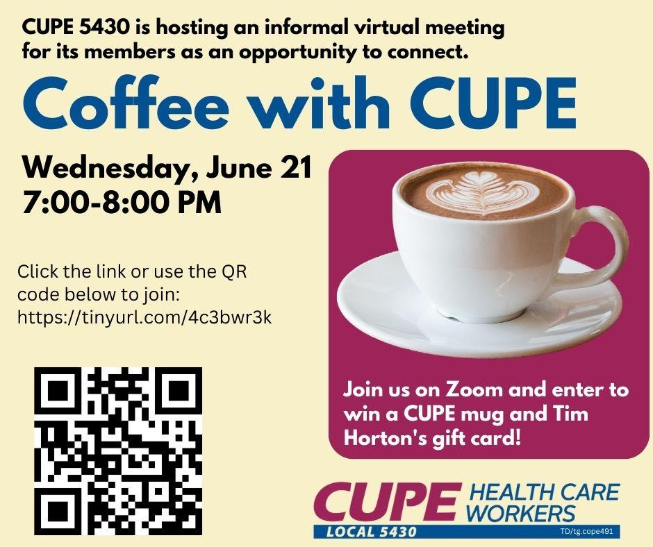 Coffee with CUPE June 21